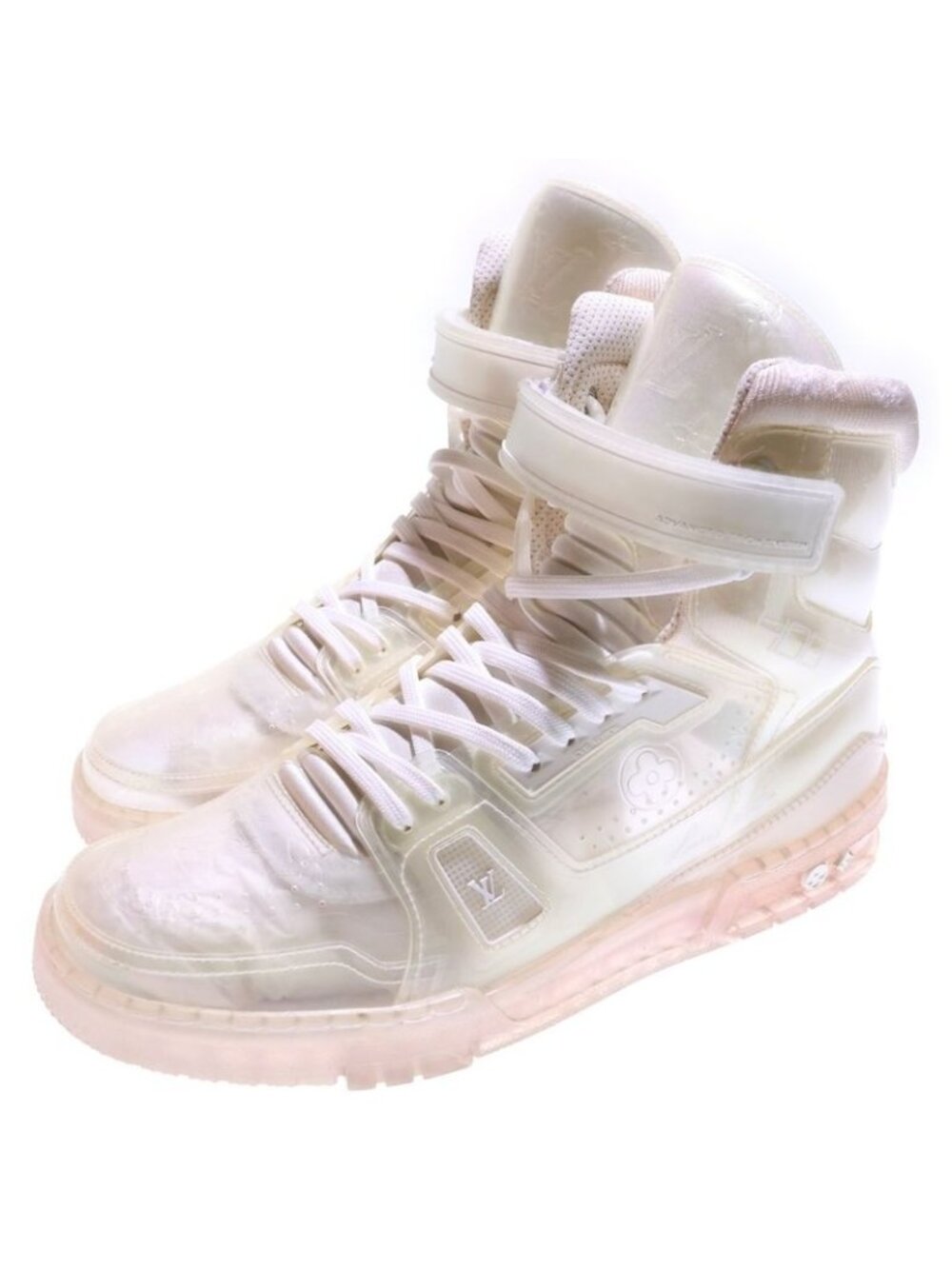 Louis Vuitton 20 SS Virgil Abloh Trainer Line High Cut - Picture 2 of 6
